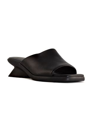 Black leather sandals VIC MATIE' | 1G3650DG38G200101